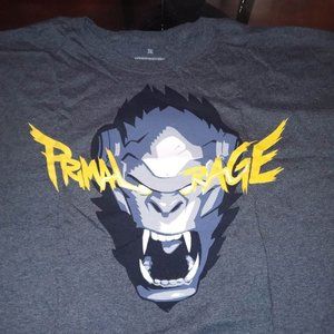 Overwatch Primal Rage T-Shirt/Pin Bundle LootCrate Exclusive 3XL NWOT